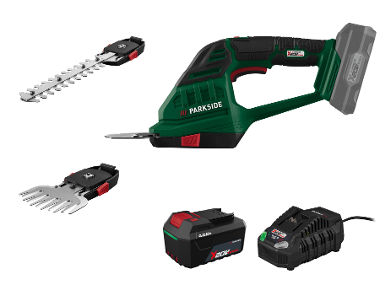 PARKSIDE® Taille-haies et sculpte-haies 2-en-1 20 V PAGS20 avec batterie 4 Ah et chargeur