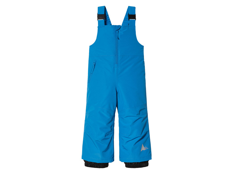 Blauwe sneeuwbroek met bretels