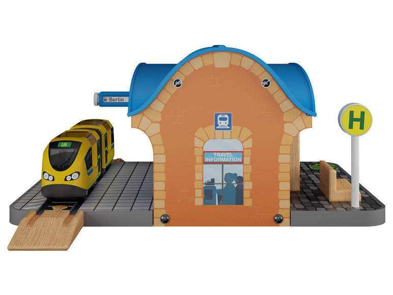 Ga naar volledige schermweergave: Playtive Uitbreidingsset voor houten spoorweg - afbeelding 18