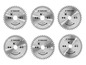 Zes Parkside cirkelzagen met verschillende diameters.
