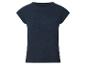 T-shirt bleu marine à manches courtes et col rond