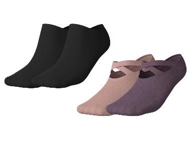 Chaussettes de yoga, 2 pièces CRIVIT