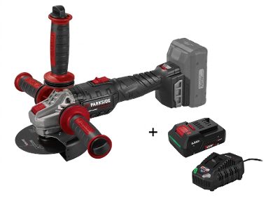 PARKSIDE® Meuleuse d’angle sans fil avec batterie smart et chargeur