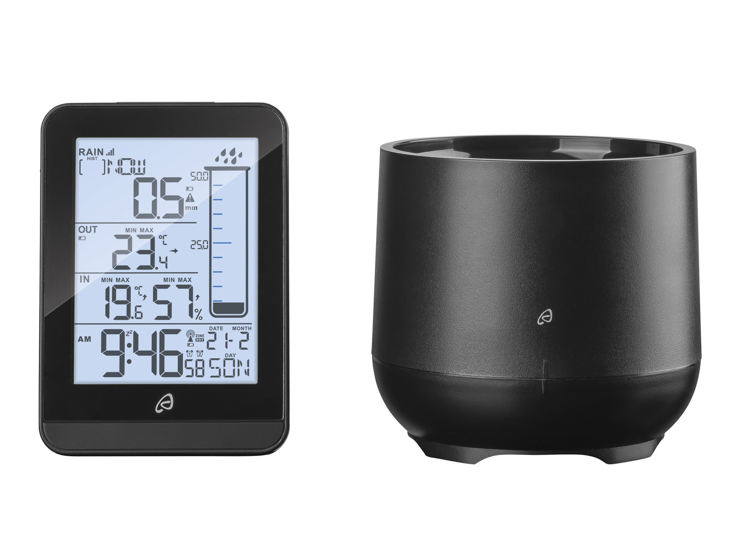 Regenmeter voor de tuin - om regenval te controleren - gemakkelijk af