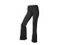 Pantalon de sport noir pour femme à jambes évasées.