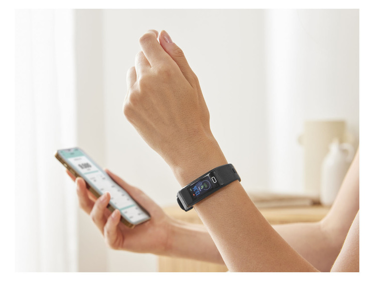 Aller en mode plein écran SILVERCREST® PERSONAL CARE Bracelet fitness connecté, Bluetooth®, avec app - Photo 20