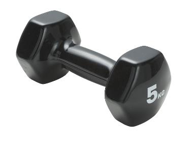 Haltère hexagonal, 5 kg CRIVIT
