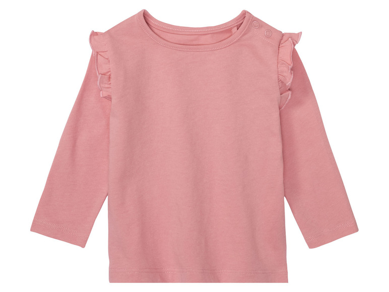 Ga naar volledige schermweergave: lupilu® Set van 2 t-shirts met lange mouwen voor baby's - afbeelding 12