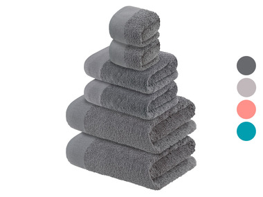LIVARNO home Handdoek, set van 6