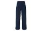 Donkerblauwe, wijde broek voor dames.