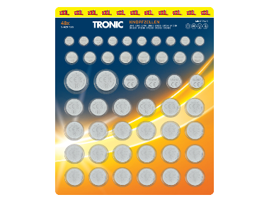 Pack de 48 piles bouton XXL TRONIC®