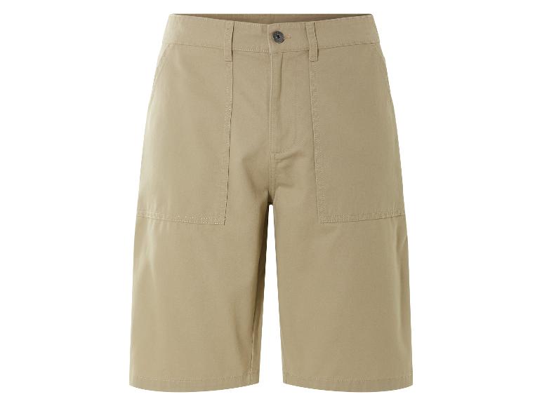 Shorts beige en coton.