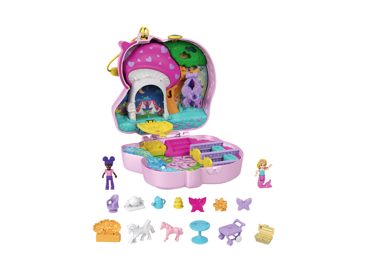 MATTEL Mallette de jeu Polly Pocket World