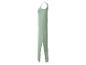 Longue robe maxi vert menthe sans manches avec fentes latérales