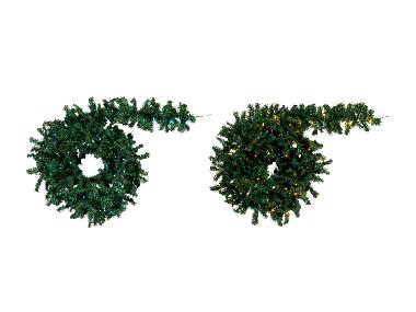 Guirlande branches de sapin à LED LIVARNO home