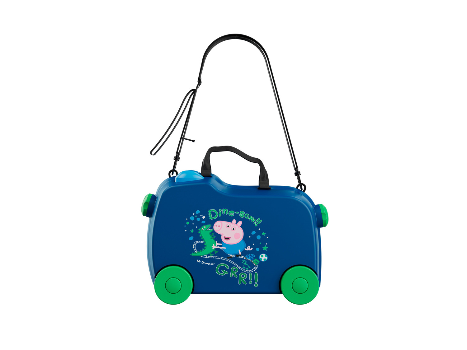 HTgroce 2-Delige Kinderkoffer Set Met Nekkussen - Zwarte Katten Design
