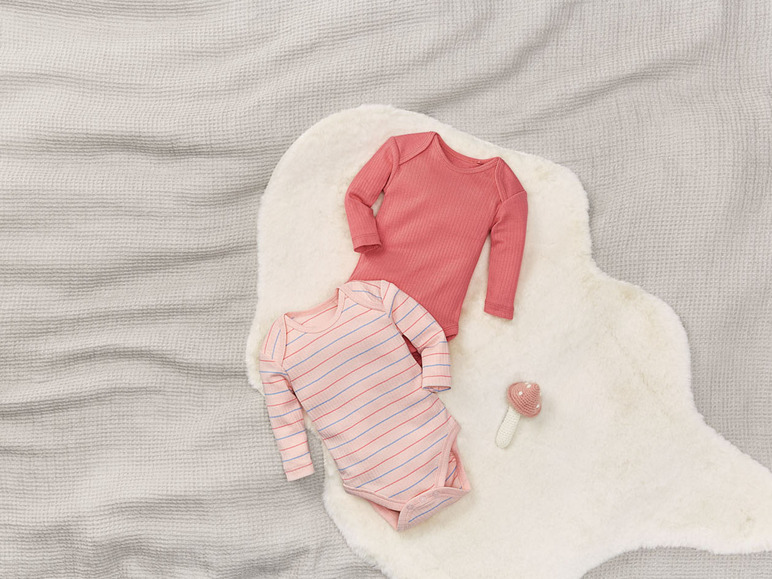 Aller en mode plein écran lupilu® Set de 2 bodies en coton bio pour bébés - Photo 10