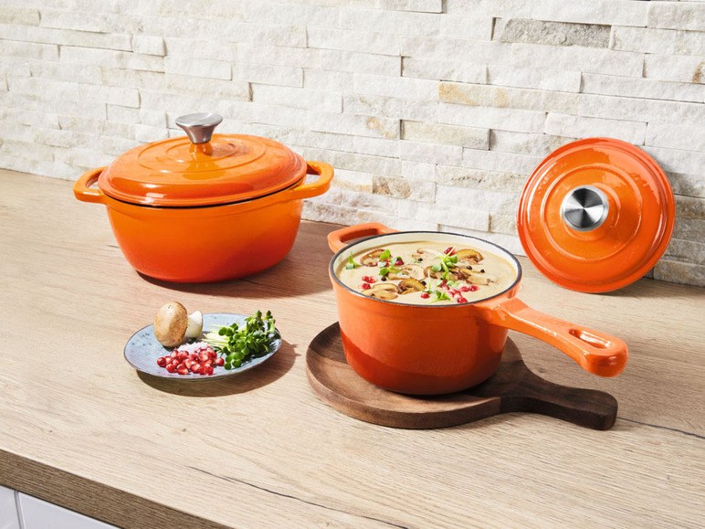 Ga naar volledige schermweergave: ERNESTO® Gietijzeren steelpan, 1,35 L - afbeelding 12