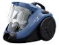 Een blauwe Rowenta Compact Power Cyclonic stofzuiger.