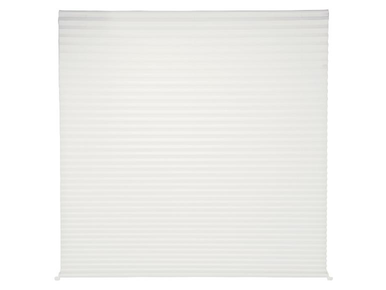 Store plissé blanc uni