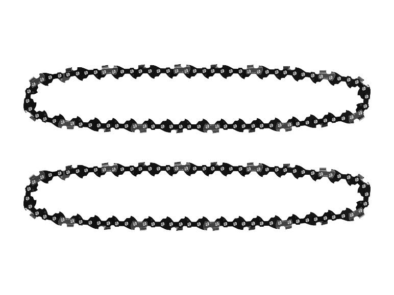 Deux chaînes de scie.