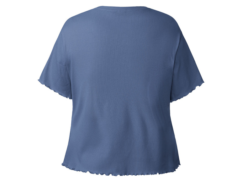 Ga naar volledige schermweergave: esmara® Geribbelde zomerpyjama van een katoenmix - afbeelding 5