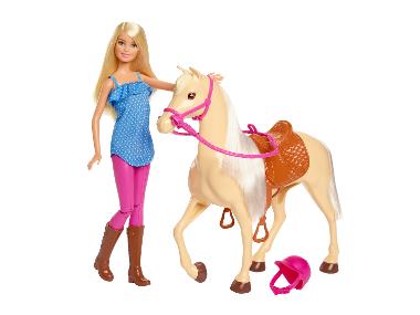 BARBIE Set de jeu "Poupée et Cheval"