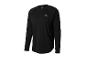 Zwart CRIVIT sportshirt met lange mouwen en wit logo op de borst.