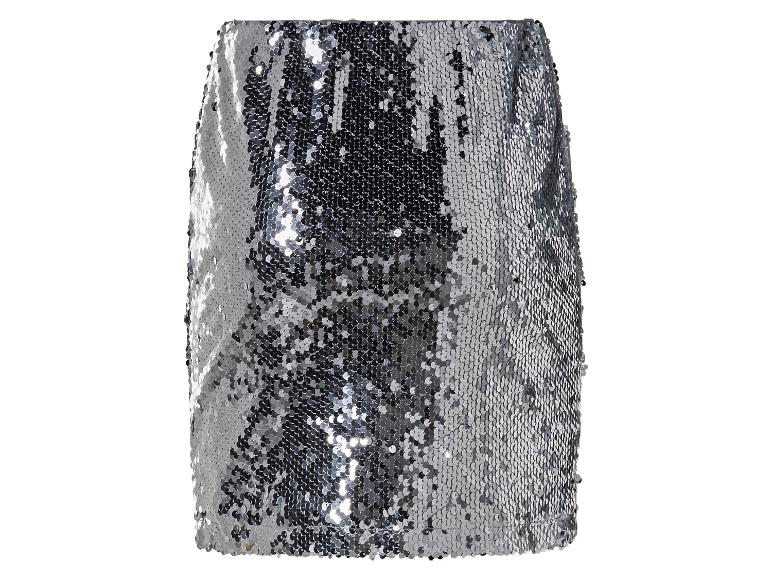GORGLITTER Pailletten rok voor dames, korte glitterrok, minirok met
