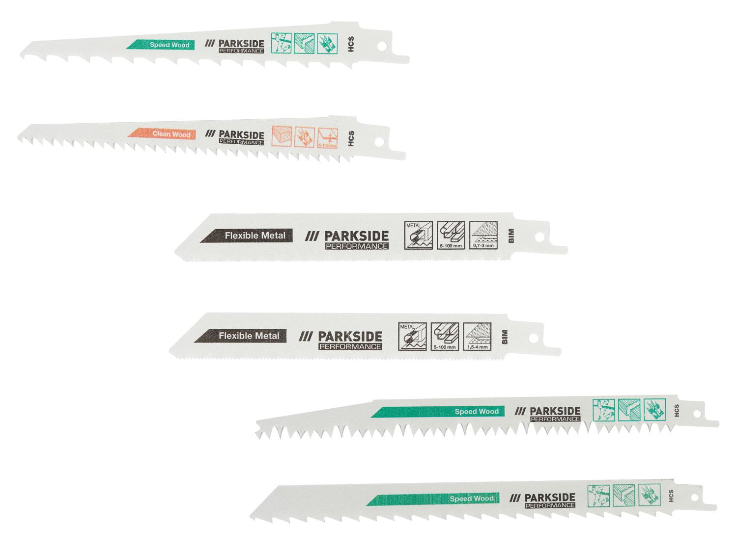 Lames Scie Sabre Parkside