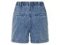 Shorts en jean bleu clair, coupe ample.