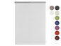 Un store enrouleur gris avec des options de couleurs.