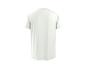 T-shirt blanc à manches courtes, vue arrière.