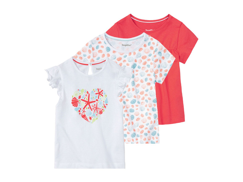 Aller en mode plein écran lupilu® Set de 3 T-shirts en coton - Photo 10