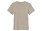 T-shirt beige en lin, vue arrière.
