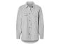 Une chemise grise à manches longues.