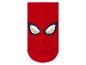 Chaussette rouge avec un motif d'yeux de super-héros.
