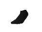 Chaussette courte noire sur fond blanc.