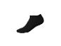 Chaussette courte noire sur fond blanc.