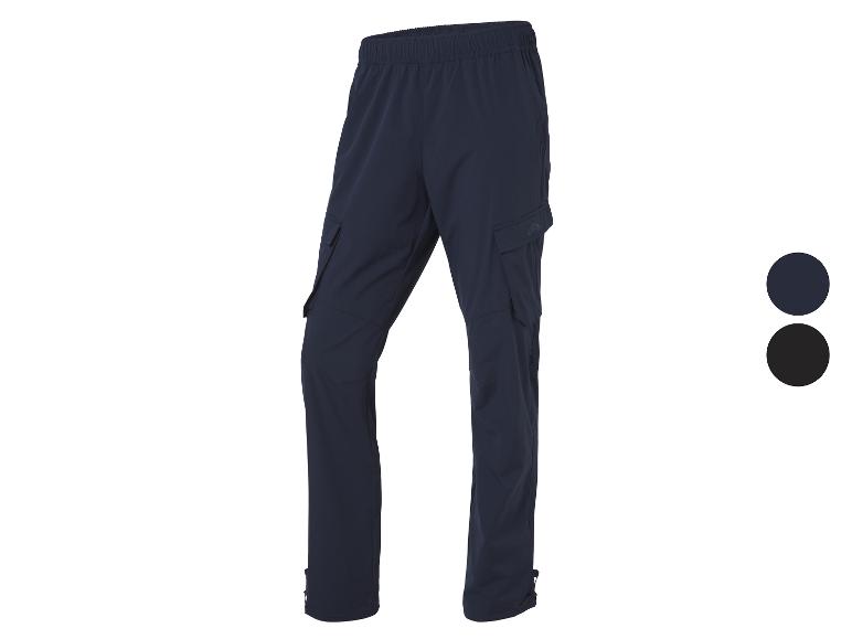 Pantalon cargo bleu foncé avec élastique