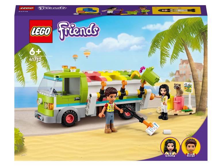 Ga naar volledige schermweergave: LEGO® Friends Recycling-Vrachtwagen (41712) - afbeelding 1