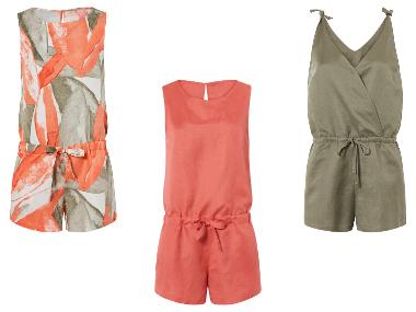 ESMARA® Combinaison en lin pour femmes