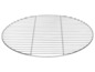 Une grille de barbecue ronde en métal.