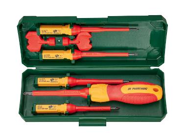PARKSIDE® Jeu de tournevis à lames interchangeables, 1000 V