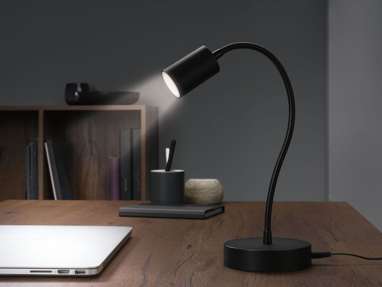 Aller en mode plein écran LIVARNO home Lampe de bureau à LED avec bras flexible - Photo 4