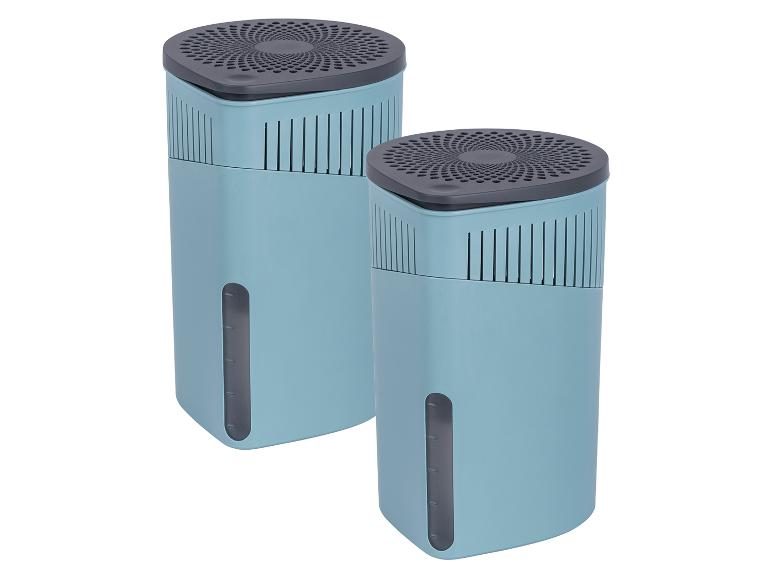 Deux déshumidificateurs bleu clair