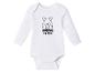 Witte baby romper met lange mouwen en Winnie de Poeh-print.