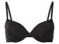Soutien-gorge noir avec bonnets moulés et bretelles ajustables