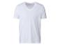 Wit V-hals t-shirt.