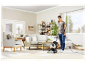 Nettoyage de tapis avec un nettoyeur vapeur Bissell PowerWash.